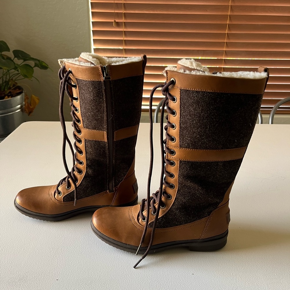 UGG Australia Brown Leather Boots
